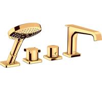 hansgrohe AXOR Citterio E 4 trous pour baignoire avec thermostat, 36411990, 36411990, Colorazione: Ottica in oro lucido