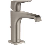 hansgrohe AXOR Citterio E Mitigeur monocommande de lavabo 125 avec béqu'ille et set de déchets, 36110800, 36110800, Colorazione: Ottica in acciaio inossidabile