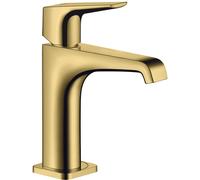 hansgrohe AXOR Citterio E mitigeur monocommande de lavabo 125 avec béqu'ille sans garniture de vidage, 36111990, 36111990, Colorazione: Ottica in oro lucido