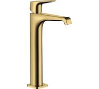 hansgrohe AXOR Citterio E mitigeur monocommande de lavabo 250 avec béqu'ille sans timon, 36113990, 36113990, Colorazione: Ottica in oro lucido