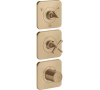 hansgrohe AXOR Citterio E modulo termostato 38 x 12 da incasso per 3 utenze