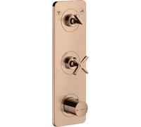 hansgrohe AXOR Citterio E modulo termostato da incasso 38 x 12 per 2 utenze,