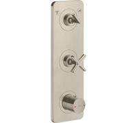 hansgrohe AXOR Citterio E modulo termostato da incasso 38 x 12 per 2 utenze,