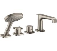hansgrohe AXOR Citterio E rubinetto bordo vasca 4 fori con termostato, 36411800,