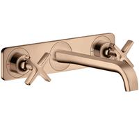 hansgrohe AXOR Citterio E rubinetto lavabo da incasso a 3 fori con piastra per