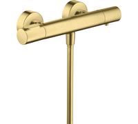 hansgrohe AXOR Citterio M Thermostat de douche pour montage apparent, 1 consommateur, 34635950, 34635950, Colorazione: Ottone spazzolato