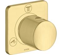 hansgrohe AXOR Citterio M Trio/Quattro Vanne d'arrêt et de commutation encastrée, 34920950, 34920950, Colorazione: Ottone spazzolato