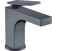 hansgrohe AXOR Citterio miscelatore per lavabo, ComfortZone90, scarico a scomparsa, sporgenza 112 mm, 39022, Colorazione: Cromo nero spazzolato