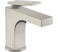 hansgrohe AXOR Citterio Mitigeur de lavabo, ComfortZone90, bonde à tirette, saillie 112mm, 39022800, 39022800, Colorazione: Ottica in acciaio inossidabile