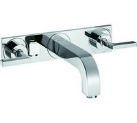Miscelatore Axor Citterio Miscelatore a 3 fori per lavabo a leva pomello canna lunga con piastra