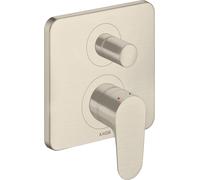 hansgrohe AXOR Citterio Mitigeur monocommande de baignoire encastré avec combinaison de fusibles, 34427820, 34427820, Colorazione: Nichel spazzolato