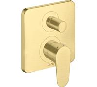 hansgrohe AXOR Citterio Mitigeur monocommande de baignoire encastré avec combinaison de fusibles, 34427950, 34427950, Colorazione: Ottone spazzolato