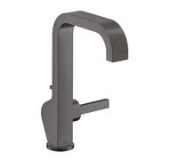 hansgrohe AXOR Citterio mitigeur monocommande de lavabo 190, vidage escamotable, projection 160mm, 39034340, 39034340, Colorazione: Cromo nero spazzolato