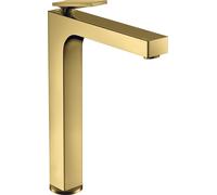 hansgrohe AXOR Citterio Mitigeur monocommandé pour lavabo, garniture découlement non verrouillable, saillie 200mm, ComfortZone280, 39021990, 39021990, Colorazione: Ottica in oro lucido