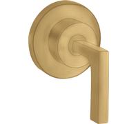 hansgrohe AXOR Citterio robinet d'arrêt encastré avec poignée à levier DN15 / DN20, 39960250, 39960250, Colorazione: Ottico oro spazzolato