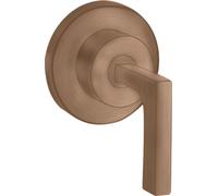 hansgrohe AXOR Citterio robinet d'arrêt encastré avec poignée à levier DN15 / DN20, 39960310, 39960310, Colorazione: Oro rosso spazzolato