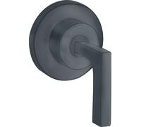 hansgrohe AXOR Citterio robinet d'arrêt encastré avec poignée à levier DN15 / DN20, 39960340, 39960340, Colorazione: Cromo nero spazzolato