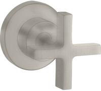 hansgrohe AXOR Citterio robinet d'arrêt encastré avec poignées transversales, 39965800, 39965800, Colorazione: Ottica in acciaio inossidabile