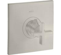 hansgrohe AXOR Citterio Thermostat 59 l/min Thermostat encastré à haut débit, poignée transversale, 39716800, 39716800, Colorazione: Ottica in acciaio inossidabile