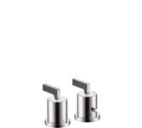 hansgrohe AXOR Citterio thermostat de bord de baignoire 2 trous avec poignées manettes, 39482990, 39482990, Colorazione: Ottica in oro lucido