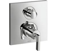 hansgrohe AXOR Citterio thermostat encastré avec robinet d'arrêt, béqu'illes, 1 consommateur, 39700000, 39700000, Colorazione: cromo