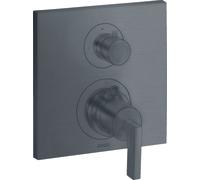 hansgrohe AXOR Citterio thermostat encastré avec robinet d'arrêt, béqu'illes, 1 consommateur, 39700340, 39700340, Colorazione: Cromo nero spazzolato