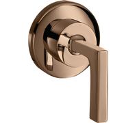 hansgrohe AXOR Citterio valvola di intercettazione da incasso con maniglia a ...