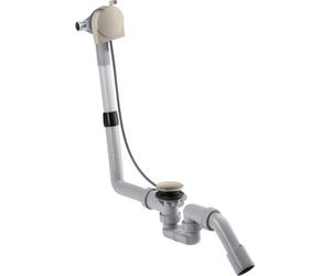 hansgrohe AXOR Exafill S kit complet, entrée de baignoire, garniture de vidage et de trop-plein, 58307820, 58307820, Colorazione: Nichel spazzolato