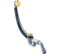 hansgrohe AXOR Flexaplus S set complet, garniture de vidage et de trop-plein, pour baignoires normales, 58316990, 58316990, Colorazione: Ottica in oro lucido