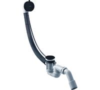 hansgrohe AXOR Flexaplus S set complet, garniture de vidage et de trop-plein, pour baignoires normales, 58316670, 58316670, Colorazione: nero opaco