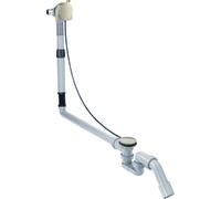 hansgrohe AXOR Flexaplus S set complet, garniture de vidage et de trop-plein, pour baignoires spéciales, 58317820, 58317820, Colorazione: Nichel spazzolato