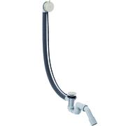 hansgrohe AXOR Flexaplus S set complet, garniture de vidage et de trop-plein, pour baignoires spéciales, 58318800, 58318800, Colorazione: aspetto in acciaio inox