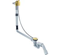 hansgrohe AXOR Flexaplus S set complet, garniture de vidage et de trop-plein, pour baignoires spéciales, 58317990, 58317990, Colorazione: Ottica in oro lucido