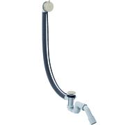 hansgrohe AXOR Flexaplus S set complet, garniture de vidage et de trop-plein, pour baignoires spéciales, 58318820, 58318820, Colorazione: Nichel spazzolato