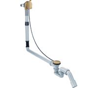 hansgrohe AXOR Flexaplus S set complet, garniture de vidage et de trop-plein, pour baignoires spéciales, 58317140, 58317140, Colorazione: Bronzo spazzolato