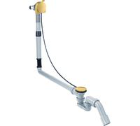 hansgrohe AXOR Flexaplus S set complet, garniture de vidage et de trop-plein, pour baignoires spéciales, 58317250, 58317250, Colorazione: Ottico oro spazzolato