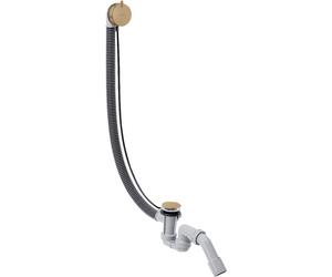 hansgrohe AXOR Flexaplus S set complet, garniture de vidage et de trop-plein, pour baignoires spéciales, 58318140, 58318140, Colorazione: Bronzo spazzolato