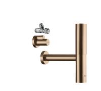 hansgrohe AXOR flowstar Designsiphon set, avec deux robinets d'angle et tiroirs, 51304300, 51304300, Colorazione: Oro rosso lucido