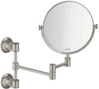 hansgrohe AXOR Miroir de rasage Montreux AXOR, 42090800, 42090800, Colorazione: Ottica in acciaio inossidabile