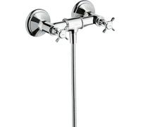hansgrohe AXOR Montreux Armature de douche pour montage apparent à 2 poignées, 1 consommateur, 16560000, 16560000, Colorazione: cromo