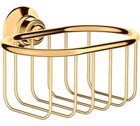 Hansgrohe AXOR Montreux cesto di sapone, 42065990, colore: Polished Gold Optic
