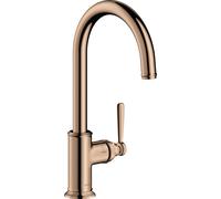 hansgrohe AXOR Montreux DN 15 Mitigeur monocommande de cuisine AXOR Montreux DN 15 260 avec bec orientable, 16580300, 16580300, Colorazione: Oro rosso lucido