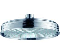 hansgrohe AXOR Montreux Douche de tête à disque 1 jet, 180 mm, 28487800, 28487800, Colorazione: aspetto in acciaio inox