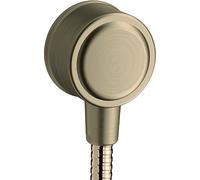hansgrohe AXOR Montreux Fixfit Raccordement mural, avec clapet anti-retour, 16884820, 16884820, Colorazione: Nichel spazzolato