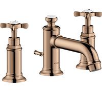 Miscelatore per lavabo Hansgrohe AXOR MONTREUX 3 fori 30, scarico a scomparsa, 142mm a sbalzo, Colorazione: Oro rosso lucido - 16536300