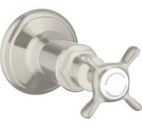hansgrohe AXOR Montreux robinet d'arrêt encastré Montreux, 16871800, 16871800, Colorazione: Ottica in acciaio inossidabile