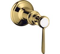 hansgrohe AXOR Montreux robinet d'arrêt encastré Montreux, poignée à levier, 16872990, 16872990, Colorazione: Ottica in oro lucido