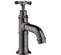 hansgrohe AXOR Montreux : robinet de sol Montreux sans vidange escamotable, uniquement pour le raccordement d'eau froide, 16530330, 16530330, Colorazione: Cromo nero lucido