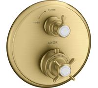 hansgrohe AXOR Montreux termostato da incasso con valvola di intercettazione,...