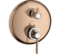 hansgrohe AXOR Montreux thermostat hansgrohe AXOR Montreux encastré, robinet d'arrêt et inverseur, béqu'ille, 2 consommateurs, 16821300, 16821300, Colorazione: Oro rosso lucido